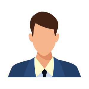 Businessman faceless profile avatar isolated vector illustration graphic design